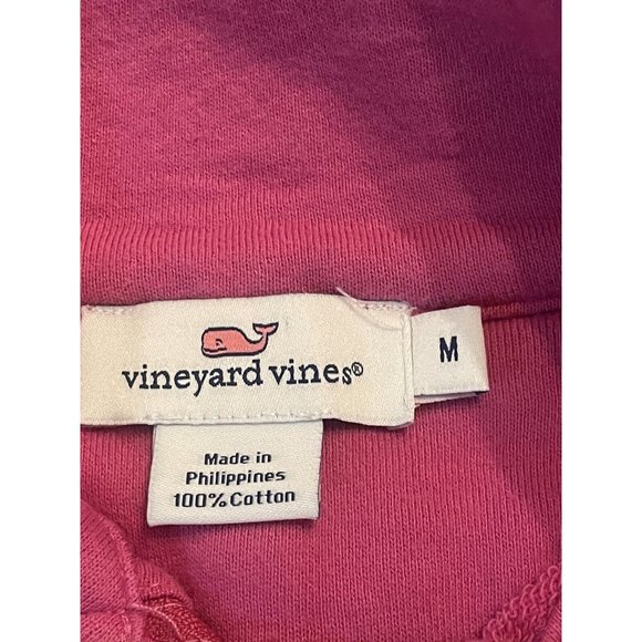 Vineyard Vines Womens M Pink Quarter Zip Pullover - Picture 5 of 5